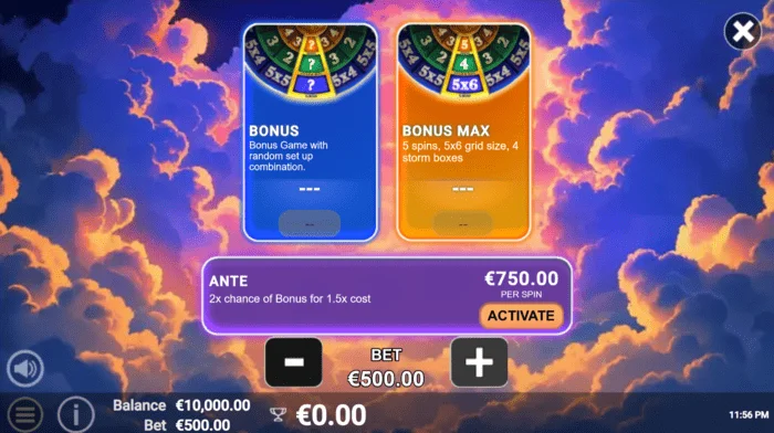 Pots of Power: Zeus – boonuse valimine 27 konfiguratsiooniga rattalt